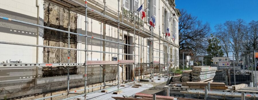 Travaux de rénovation de la mairie