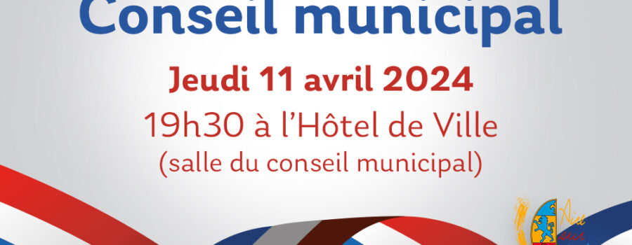 Conseil municipal du 11 avril 2024