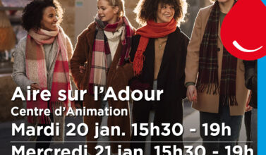 Don du Sang aire sur l'adour