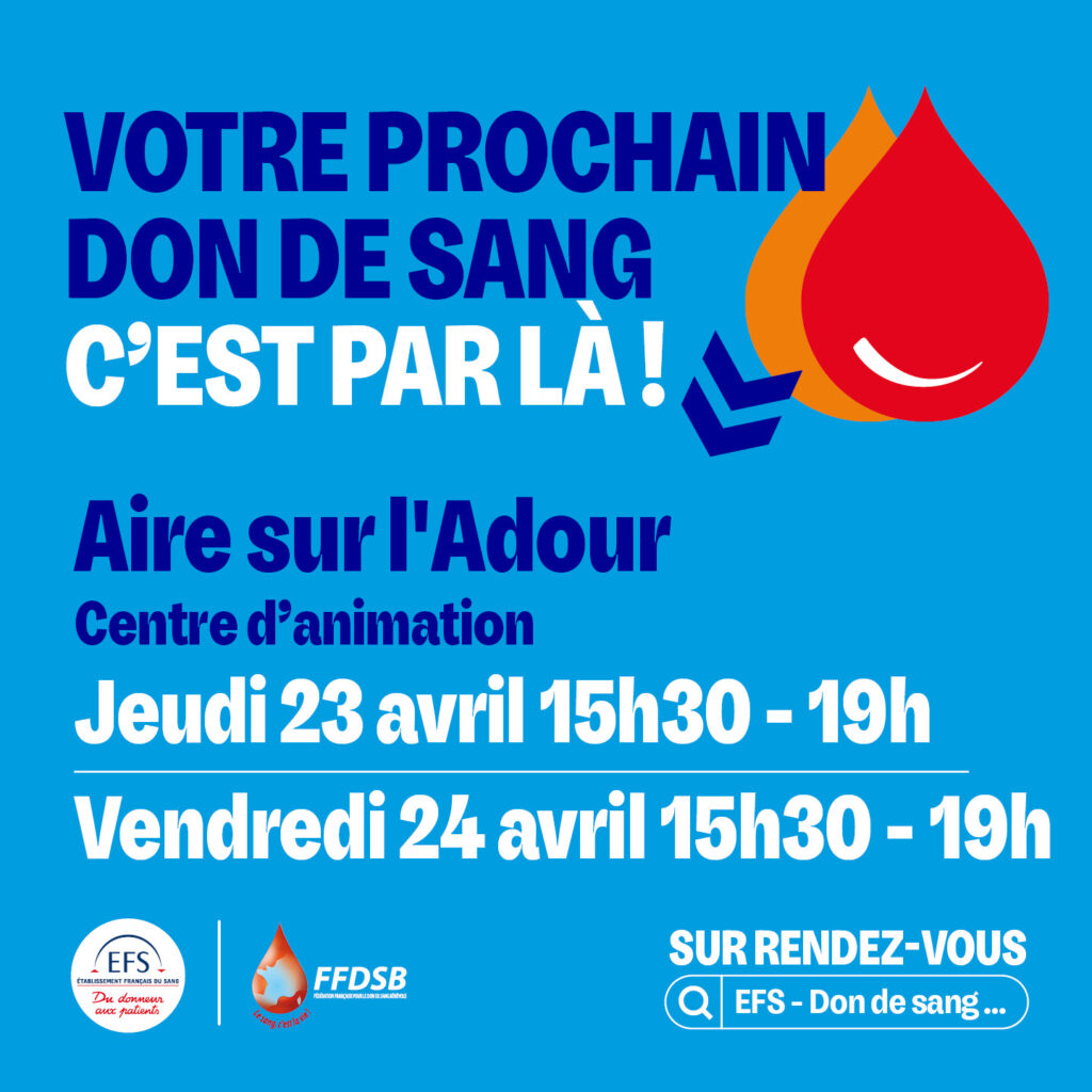 Don du Sang Aire sur l'adour EFS