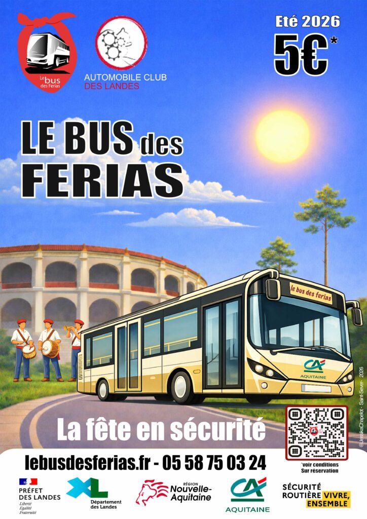 Bus des férias 2026 Aire sur l'Adour