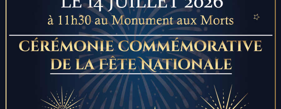 Cérémonie 14 Juillet Aire sur l'Adour