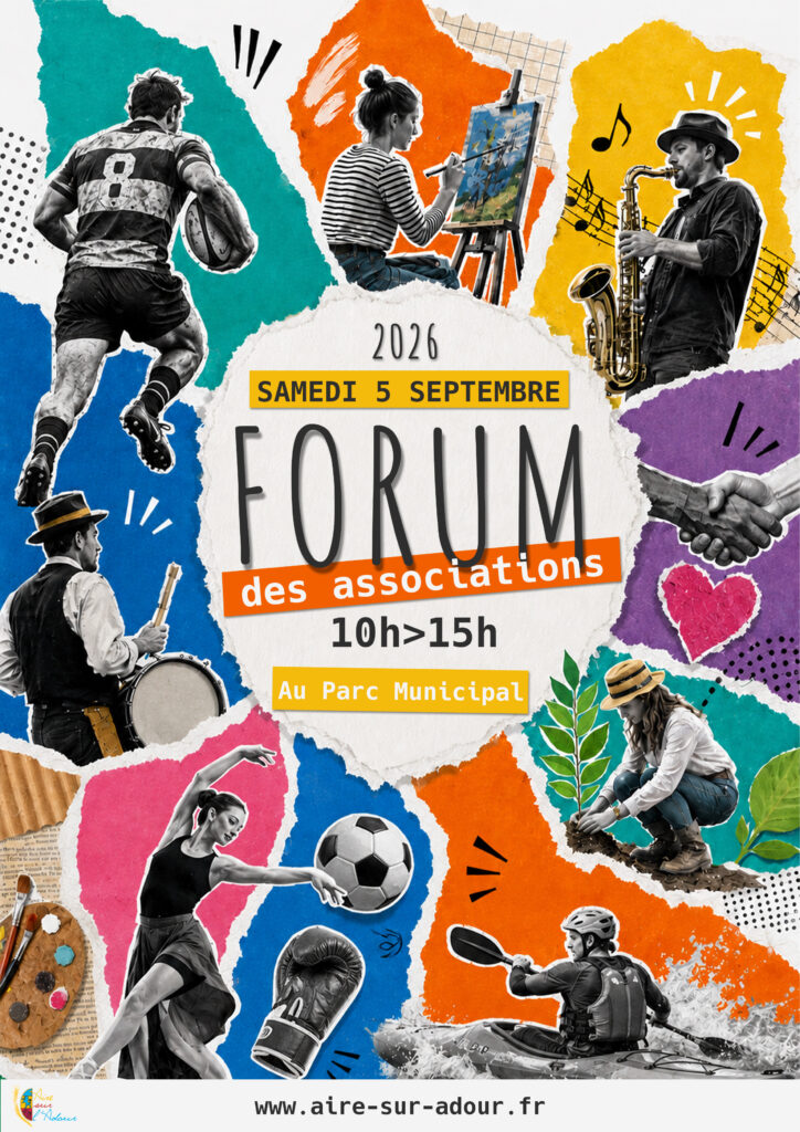 Forum des associations 2026 Aire sur l'Adour