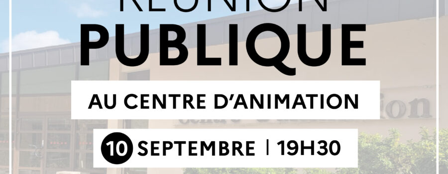 Reunion publique Aire sur l'adour 10 septembre 2026